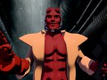 Hellboy rigged model for animation in Blender 3D Model