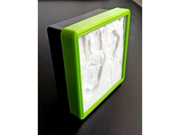 Picture frame for Mini Lithophane light Box - Simple by BoothyBoothy