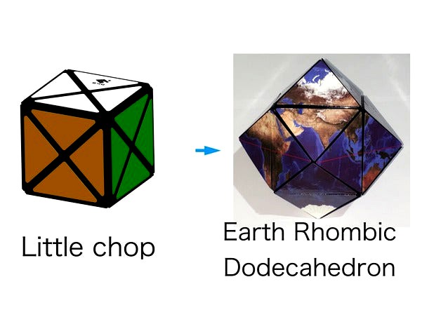 Earth Rhombic Dodecahedron puzzle by kskmaru