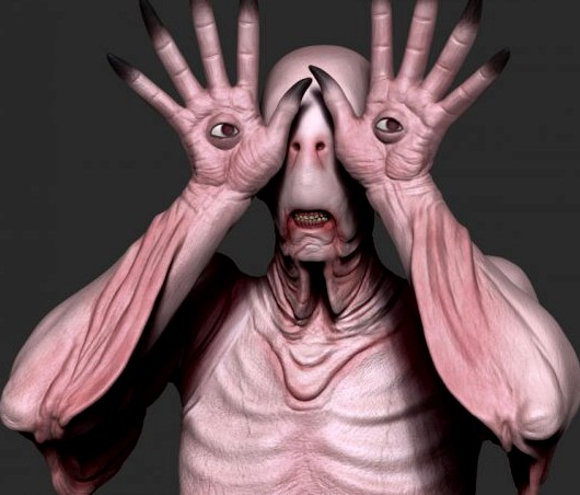 Pale Man 3D Model