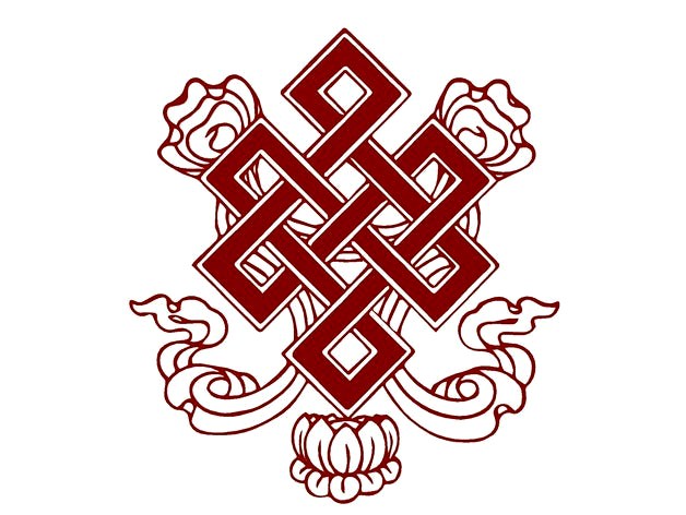 The Endless Knot Of Buddhism by Mikahil