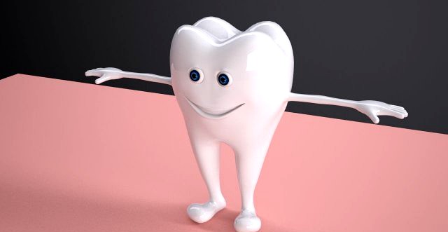 Tooth Rigged 3D Model