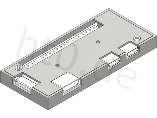 Raspberry Pi Zero case (many variants with differing port cutouts) by ht0