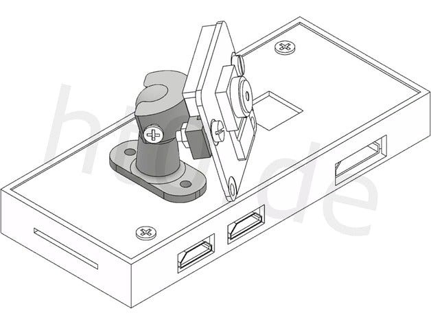 Ball and socket mount for Raspberry Pi camera and other applications by ht0