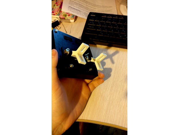 12864 LCD mount for 2020 Extrusion by VlaoMao