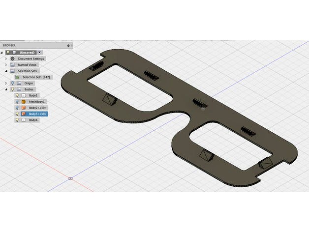 Skyzone V2 faceplate - NO FAN by NachosFPV