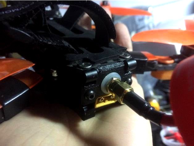 Armattan Rooster backpad with VTX antena + XT60 by esy