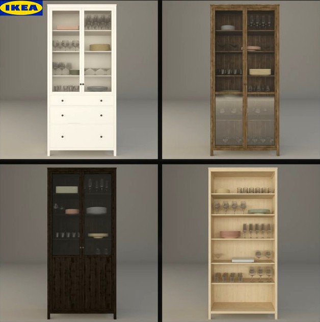 Download free Ikea Hemnes 3D Model