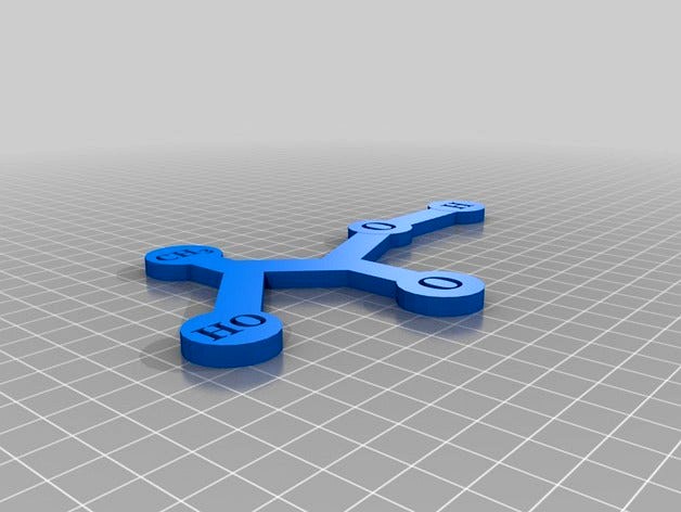 PLA plastic molecule by snazcat