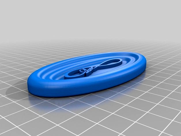 Elliptical Soap Dish with fusion file by AWS3D