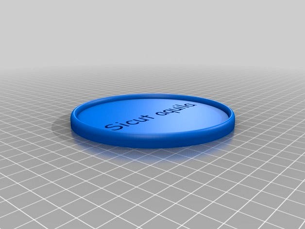 Sicut aquila coaster by Gepetto