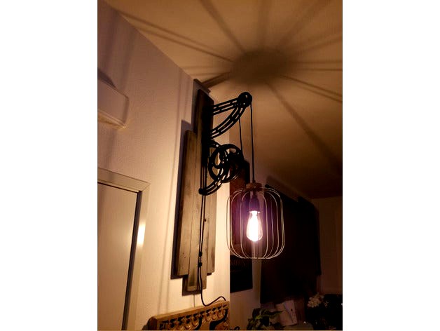 ZE Sconce Pulley Light Wall Mount by Marcos5200