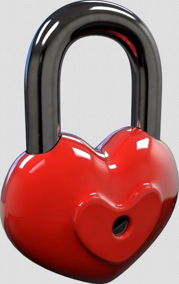 Padlock 3D Model