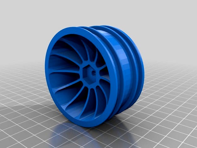 Kyosho optima +5mm offset wheels for std 2.2" tires by the_crack_fox