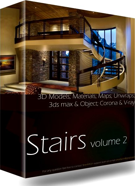 Stairs vol2 3D Model