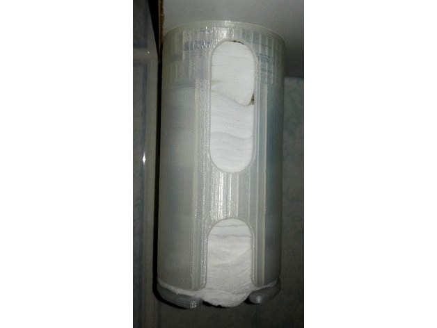 Container for cosmetic cotton wool by artmanlinux