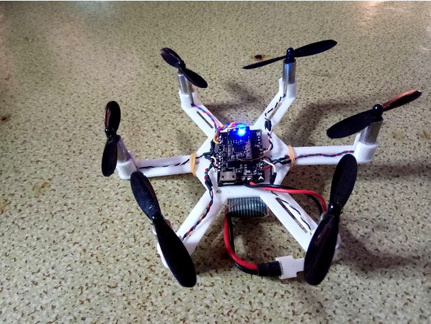 Simple 720 motor hexacopter by Iwanestem