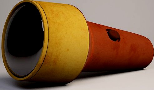 Flashlight 3D Model
