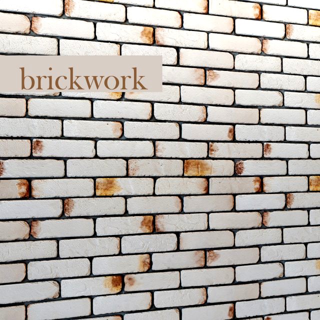 Bricks wall 3D 3D Model