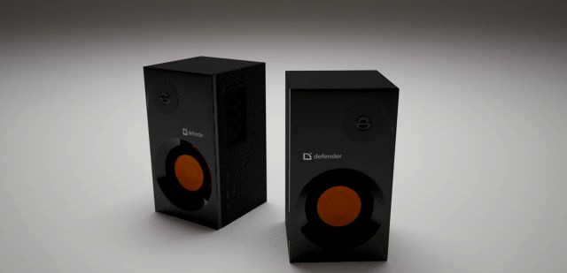 Speaker system 3D Model