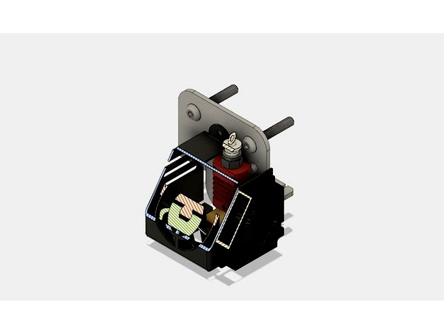 Creality CR-10 Extruder Carrier by JacobMolbech