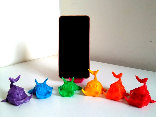 Cute Fishes - Phone Stand / Card Holder by Ferjerez