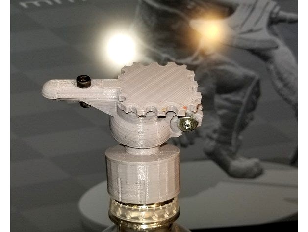 Ball Head Mini Painting Stand - Bottle cap by doesntfearzeus