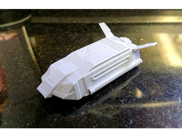 Star Commuter 2000, X-Wing Miniatures Shuttle by Snickett