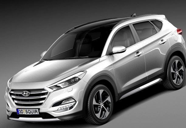 Hyundai Tucson EU-Version 2016 3D Model