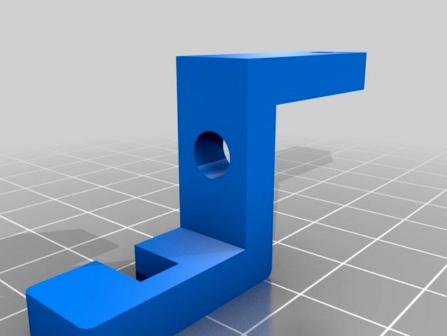 HyperCube Bed Mount (Parameterized) by jeremyrichardmann