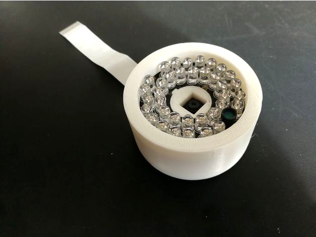 Raspberry Pi Cam IR LED Ring by joesThings