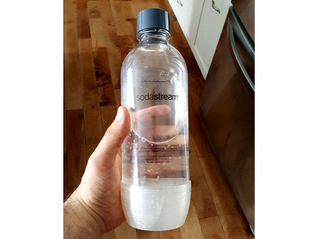 Replacement SodaStream Bottle Base by lovemakeshare