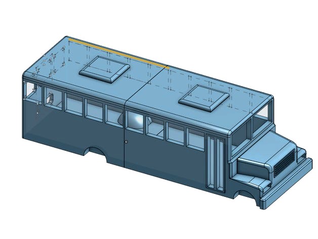 Model School Bus by EagleEngineer22