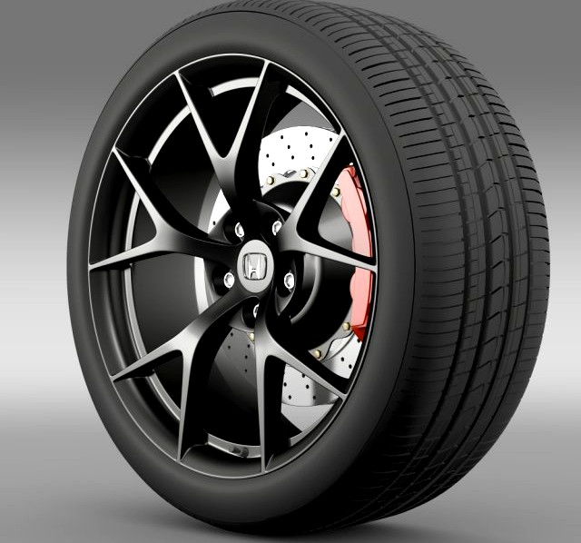 Honda NSX wheel 2015 3D Model