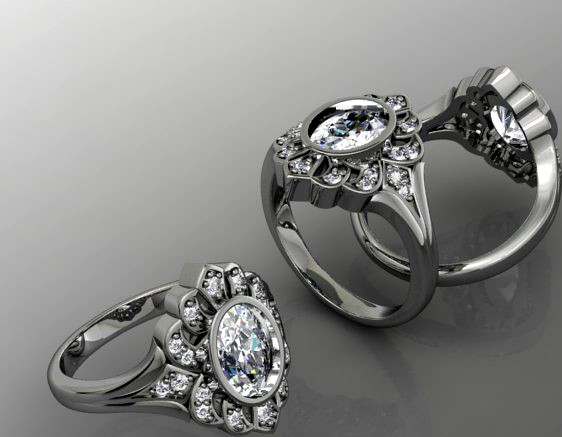 Jewellery ring 3D Model