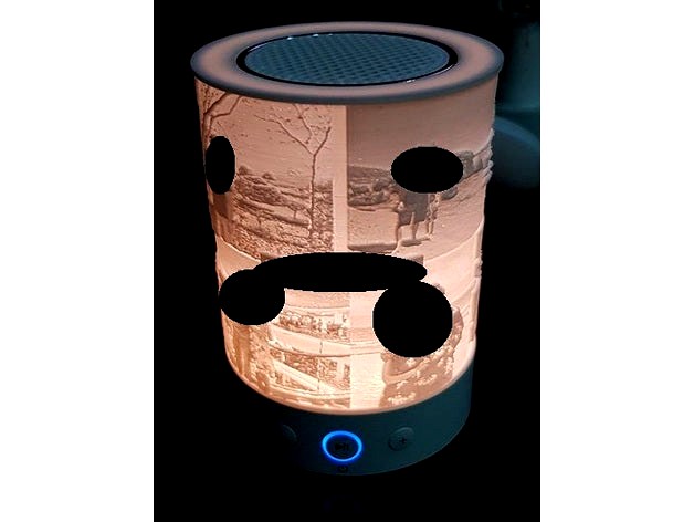 MrCool BlueTooth LED Lithophane Parts by Karlhazen