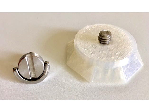 Octogone slim camera plate ARCA SWISS compatible by akatecker