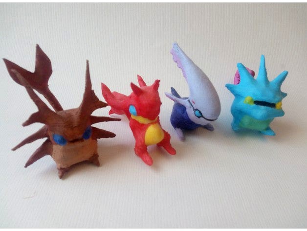 Djinn Set from Golden Sun by Floowey