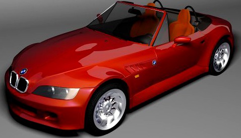 BMW Z3 3D Model