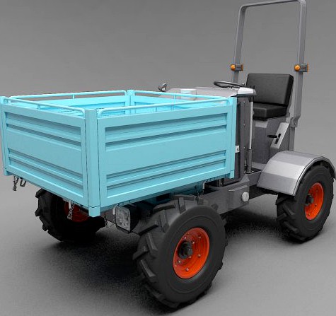 Mini Dump Truck 3D Model