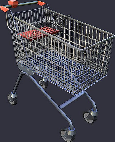 Hand cart 3D Model
