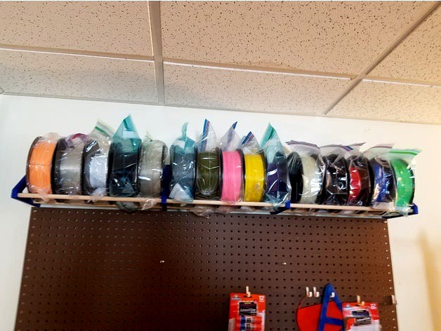 Filament, Shelf, Wooden Dowel, Supports by jd52wtf