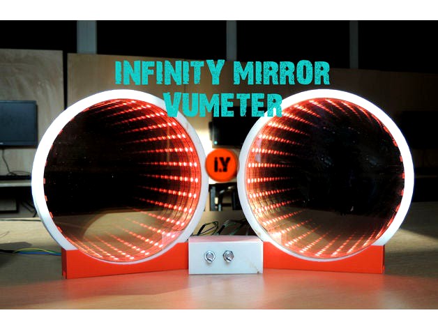 INFINITY MIRROR VU METER MUSIC EQUALIZER by Sametk