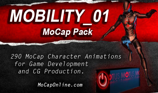 Mobility MoCap Animation Pack 3D Model