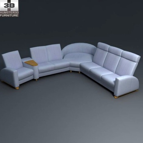 Arion Corner Sofa 3D Model