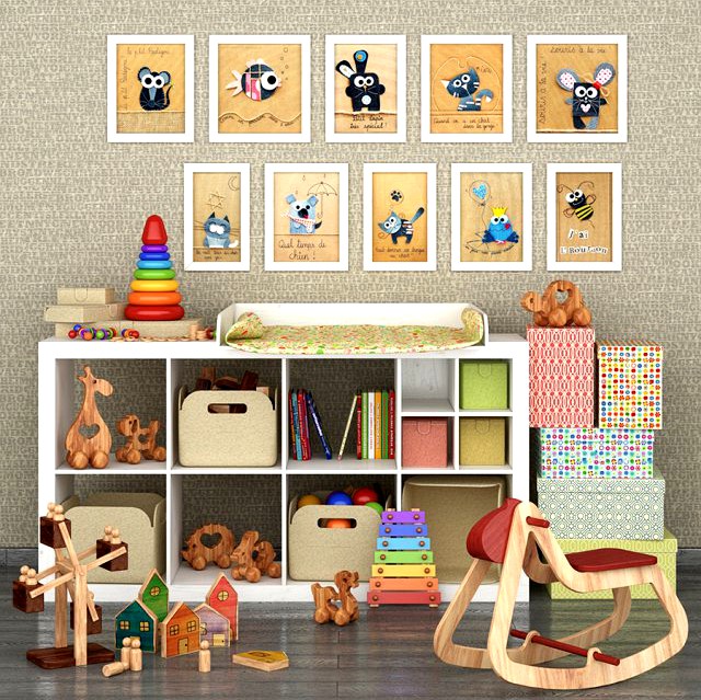 Decorative sets for children 2 3D Model