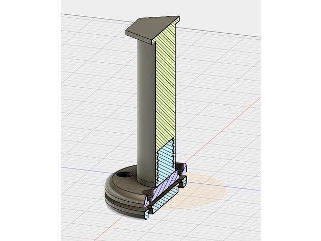 Filament Spool Screw Mount by dhfrtn