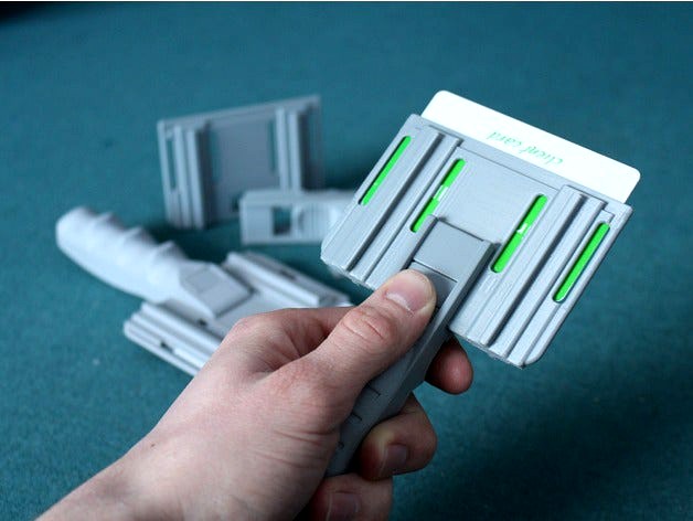 Recycled Gift Card Scraper by DragonflyFabrication
