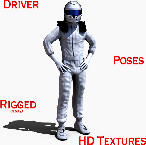 Driver 3D Model
