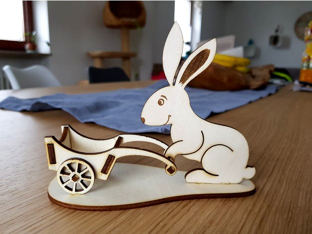 Osterhase Lasercut  by Satcamel